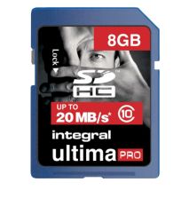 Ultimapro SDHC Class 10 Memory Card 8GB