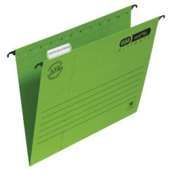 Elba Vertic Flex Ultimate Suspension File Foolscap Green Pack of 25