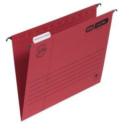 Elba Vertic Flex Ultimate Suspension File Foolscap Red Pack of 25