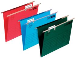 Elba Ultimate Suspension File V Base Red Pack of 50