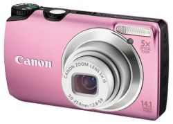 Canon Powershot A3200 IS Digital Camera Pink