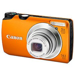 Canon Powershot A3200 IS Digital Camera Orange