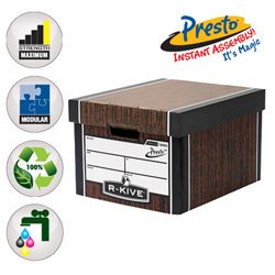 R Kive Premium Presto Classic Storage Box Woodgrain 102 FREE