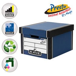 R Kive Premium Presto Classic Storage Box Blue 102 FREE