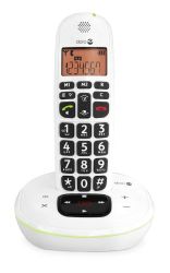 Doro PhoneEasy 105WR White Large Button Cordless Phone with Answer Machine