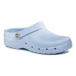 Toffeln Qwirki Clog Pale Blue Size 5