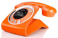 Sagemcom Sixty Digital Cordless Telephone with Answer Machine Orange