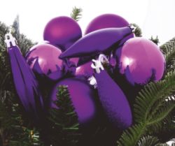 69 piece bauble pack Purple 