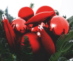 69 piece bauble pack Red 