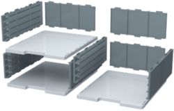 Moduloc Literature Organisers Jumbo Cases Grey