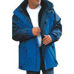 Alexandra Parka Fleece Blue Navy Linng size M Personalised