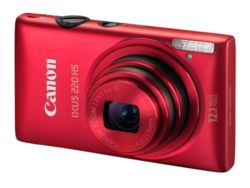 Canon IXUS 220 HS Digital Camera Red