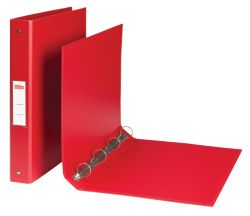 Office Depot A4 Plastic Ring Binder Red 4 Ring