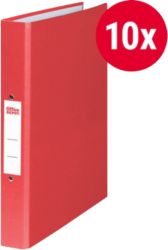 Office Depot A4 Paper On Board Ring Binder Red 2 Ring Pack 10