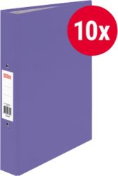 Office Depot A4 Paper On Board Ring Binder Purple 2 Ring Pack 10