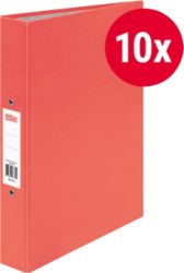 Office Depot A4 Paper On Board Ring Binder Orange 2 Ring Pack 10