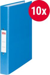 Office Depot A4 Paper On Board Ring Binder Blue 2 Ring Pack 10