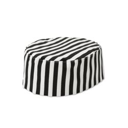 unisex Striped skull cap Size M Black stripe