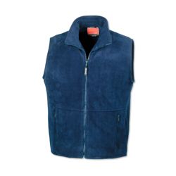 Unisex Fleece body warmer Size XL Navy