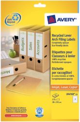 Avery Box Of 25 Recycled Short Filing Labels For Narrow Files 7 Labels Per Sheet