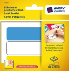 Avery Pack Of 25 Permanent Assorted Multiusage Handwrite Labels 3 Per Pad