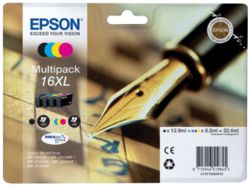 Epson T1636 Black 3 Colour Inkjet Multipack