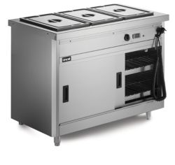 Lincat Panther 670 Hot Cupboard Bain Marie Top 3 GN