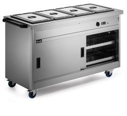 Lincat Panther 670 Hot Cupboard Bain Marie Top 4 GN