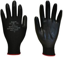 Polyco Matrix P Grip Glove Black Size 10 Extra Large