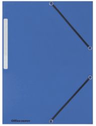 Office Depot 3 Flap Elasticated Folders A4 Blue Pack of 10