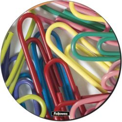 Fellowes Brite Mats Paperclips mouse mat