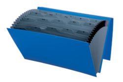 Office Depot A Z Expanding File Foolscap Blue Each