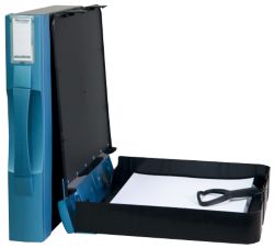 Hermes Handy Box Metallic Blue