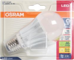 Osram LED star light bulb GLS 8W BC