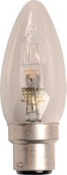 Osram Halogen Classic Eco Candle lightbulb 30W BC