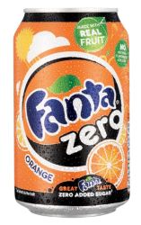 Fanta Z Orange Soft Drink Can 330ML pack 24 