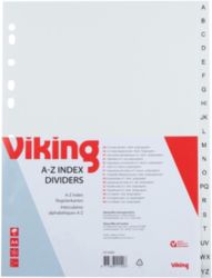 Office Depot Polyproylene Dividers White Polypropylene A4 20 Part A Z Set