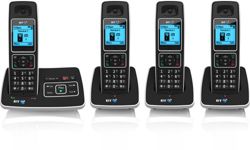 BT6500 Dect Portfolio Quad Pack Phones Black Silver