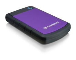 Transcend 25 StoreJet Portable Hard Drive Black  Purple 500Gb