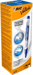 Bic Velleda Pocket Liquid Whiteboard Markers Blue Pack of 12