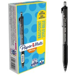 PaperMate Inkjoy 300 RT Ballpoint Pen Black Pack of 12