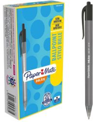 PaperMate Inkjoy 100 Retractable Ballpoint Pens Black Pack of 20