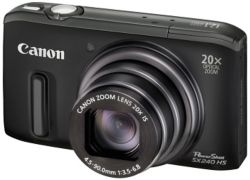 Canon PowerShot SX240 HS Digital Camera Black 