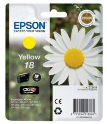 Epson T1804 Yellow Inkjet Cartridge