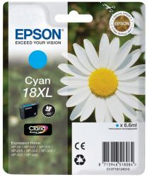 Epson T1812 High Capacity Cyan Inkjet Cartridge