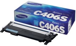 Samsung CLT C406S Cyan Toner Cartridge