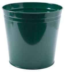 Metal Waste Bins Racing green