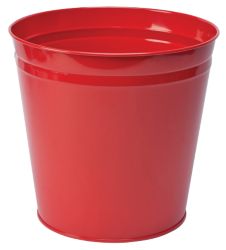 Metal Waste Bins Red