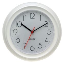 Niceday 12 Hour Clock White 220mm