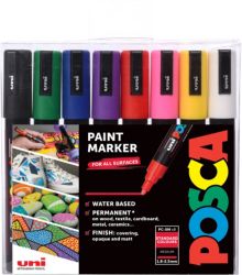 Uni POSCA Paint Markers Assorted Pack of 8